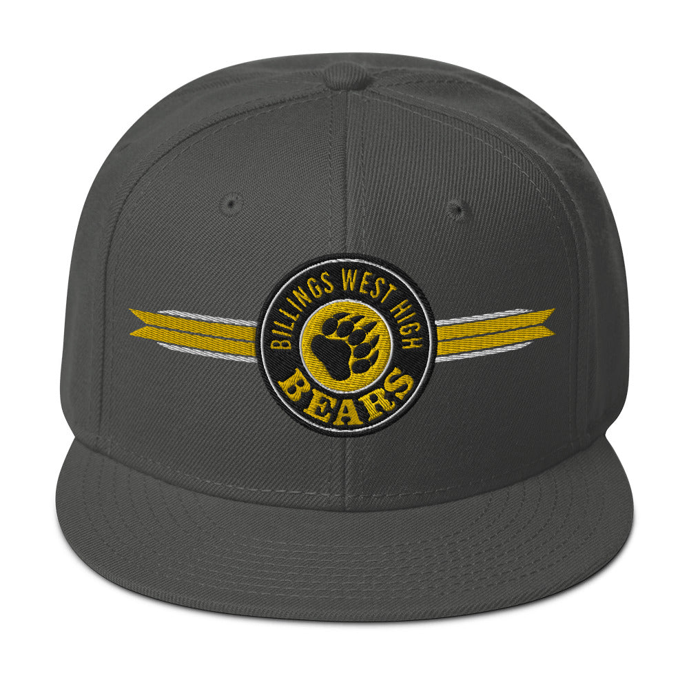 BWHS Snapback Hat - Golden Bears Emblem