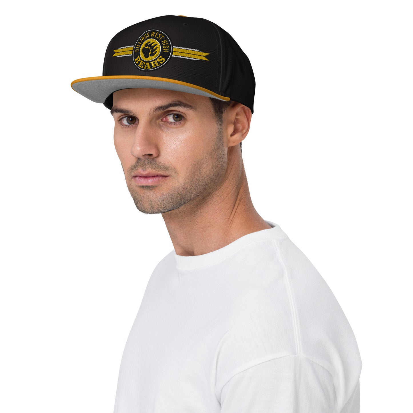 BWHS Snapback Hat - Golden Bears Emblem