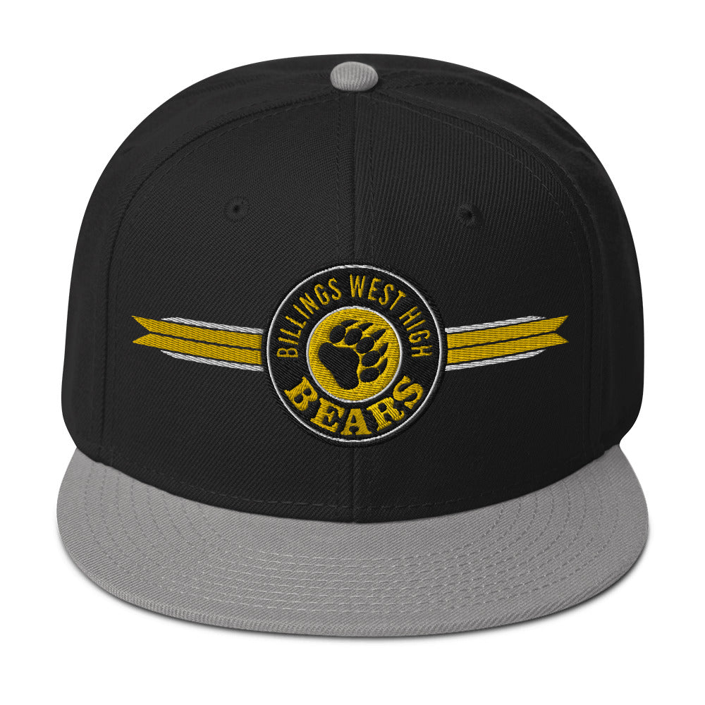 BWHS Snapback Hat - Golden Bears Emblem