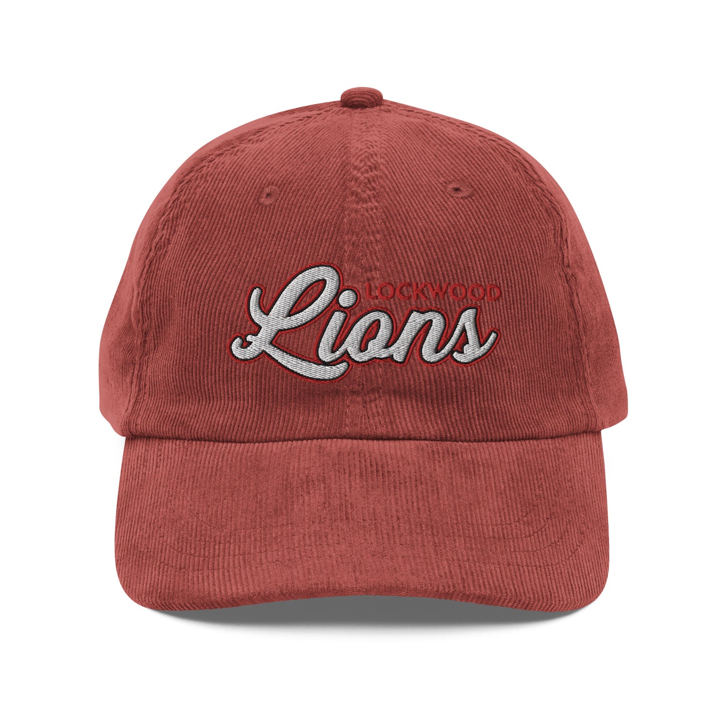 LHS Vintage Corduroy Cap - Lockwood Lions