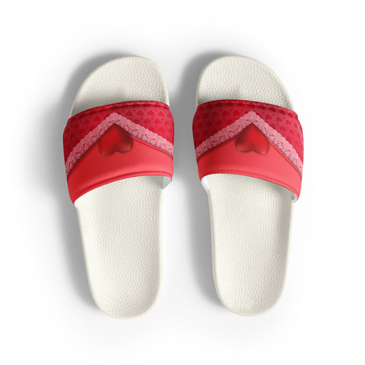 Pajamgeries Women's Slides - Valentine's Hearts